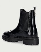 Barbour боти челси дамски от кожа Fawne черни LFO0813BK71