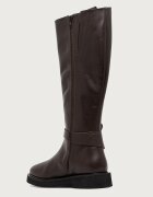 Barbour ботуши под коляното с равна подметка дамски от кожа Theodora кафяви LFO0783BR99