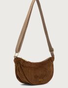 Barbour чанта crossbody дамска от джинсова материя кафява LBA0556
