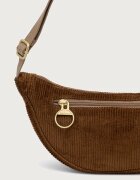 Barbour чанта crossbody дамска от джинсова материя кафява LBA0556