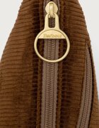 Barbour чанта crossbody дамска от джинсова материя кафява LBA0556