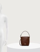 Barbour чанта crossbody дамска от кожа кафява LBA0549
