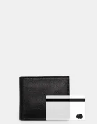 Barbour Colwell Leather Billfold черен MLG0002