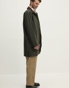 Barbour дълго яке мъжко от памук зелено MWX0008