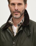 Barbour дълго яке мъжко от памук зелено MWX0008