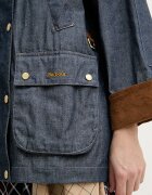 Barbour Дънково яке Asker в тъмносиньо преходен модел LCA0394