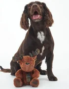 Barbour Играчка за куче Reindeer Toy 19 cm в кафяво