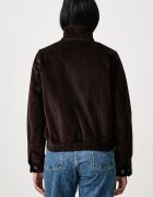 Barbour късо яке дамско от джинс Overton кафяво LCA0424