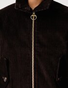 Barbour късо яке дамско от джинс Overton кафяво LCA0424