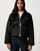 Barbour късо яке дамско от памук черно LWX1580