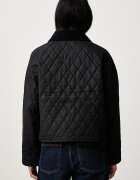 Barbour късо яке дамско от памук черно LWX1580