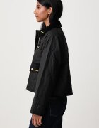 Barbour късо яке дамско от памук черно LWX1580
