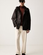 Barbour късо яке мъжко от памук кафяво MWX2583