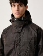 Barbour късо яке мъжко от памук кафяво MWX2583