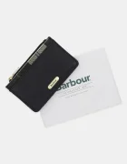 Barbour Кожен портфейл в черно LLG0035