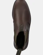 Barbour Кожени боти челси Hale мъжки в кафяво MFO0815BR99