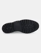Barbour Кожени кубинки Ouseburne в бордо с равна подметка LFO0772RE91