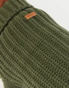 Barbour Кучешки пуловер Saltburn Dog Jumper в зелено