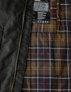 Barbour Мъжко яке от промазана материя BEDALE зелено MWX2205