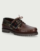 Barbour мокасини мъжки от кожа Deck кафяви MFO0795BR74