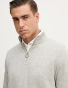 Barbour Памучен суичър мъжки в зелено с изчистен дизайн MOL0642