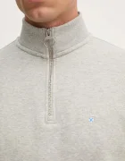 Barbour Памучен суичър мъжки в зелено с изчистен дизайн MOL0642