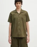 Barbour Памучна риза Holywell Poplin S/S Relaxed Fit Shirt