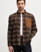 Barbour Памучна риза Wolfwood OS Checked Shirt