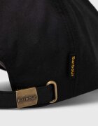 Barbour Памучна шапка с козирка в черно с изчистен дизайн