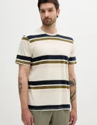 Barbour Памучна тениска Golborne Stripe Relaxed Fit T-Shirt