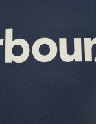 Barbour Памучна тениска в тъмносиньо с принт MTS0531