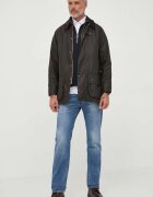 Barbour Памучно яке Classic Beaufort Wax Jacket в зелено преходен модел MWX0002