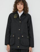 Barbour Памучно яке в черно преходен модел
