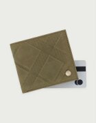 Barbour портфейл мъжки от кожа зелен MLG0081