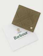 Barbour портфейл мъжки от кожа зелен MLG0081