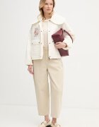 Barbour преходно яке дамско x Farm Rio бежово LQU1906
