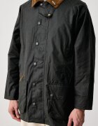 Barbour преходно яке мъжко от памук Beaufort зелено MWX2586