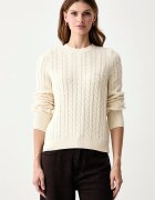 Barbour пуловер дамски с вълна Ashdown бежов LKN1834