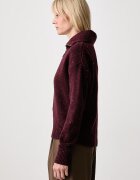Barbour пуловер дамски с вълна бордо LKN1579