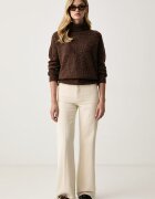 Barbour пуловер дамски с вълна Stanford кафяв LKN1864