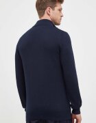 Barbour пуловер мъжки от памук ESSENTIALS тъмносин MKN1074