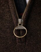 Barbour пуловер мъжки от вълна кафяв MKN0837