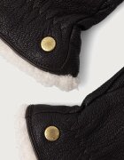 Barbour ръкавици дамски от кожа кафяви LGL0160
