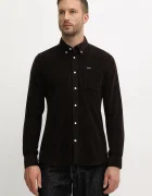 Barbour риза мъжка от джинс RAMSEY кафява MSH5001