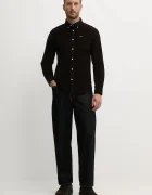 Barbour риза мъжка от джинс RAMSEY кафява MSH5001