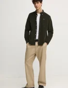 Barbour риза мъжка от джинс RAMSEY зелена MSH5001