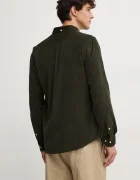 Barbour риза мъжка от джинс RAMSEY зелена MSH5001