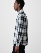 Barbour риза мъжка от памук EDGAR синя на каре MSH5355