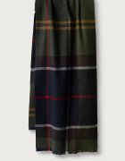 Barbour шал дамски от вълна Rosefield зелен LSC0354