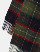 Barbour шал от вълна зелен USC0387